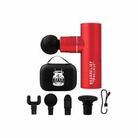 Mini Luxury Travel Massage Gun- RED - Generation 2