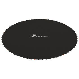 Trampoline Replacement Mat, Fits 12' Trampoline w/ 72 V-Hooks & 5.5" Springs (Spring & Frame not Included),  Black (Option: Black-530x450x100 mm)