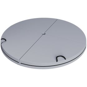 Foldable Crash Mat, Pole Padding with Carrying Handles and EPE Foam for Dance Training and Exercise, Gray (Option: Gray-770x770x380 mm)