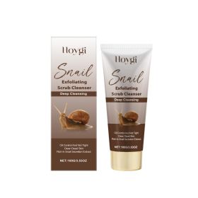 Hoygi Snail Moisturizing Cleanser, Gentle, Moisturizing And Hydrating Facial Cleanser That Cleanses Facial Oil Without Tightness (Option: 100g-127g-1.81*1.81*6.1inch)